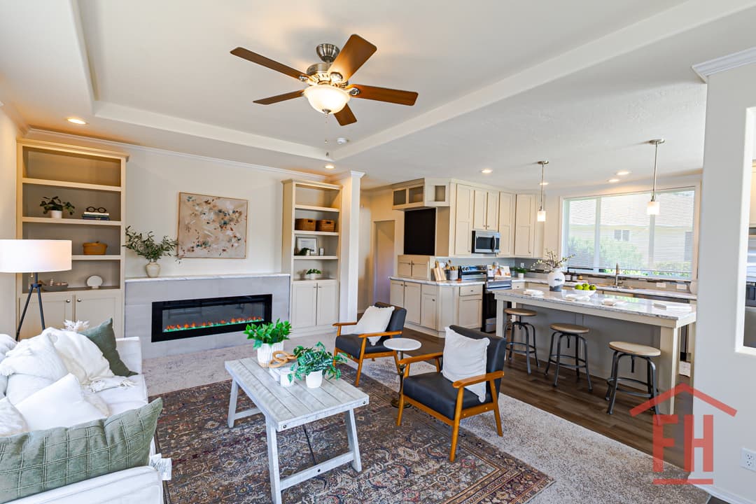 The spruce interior home features