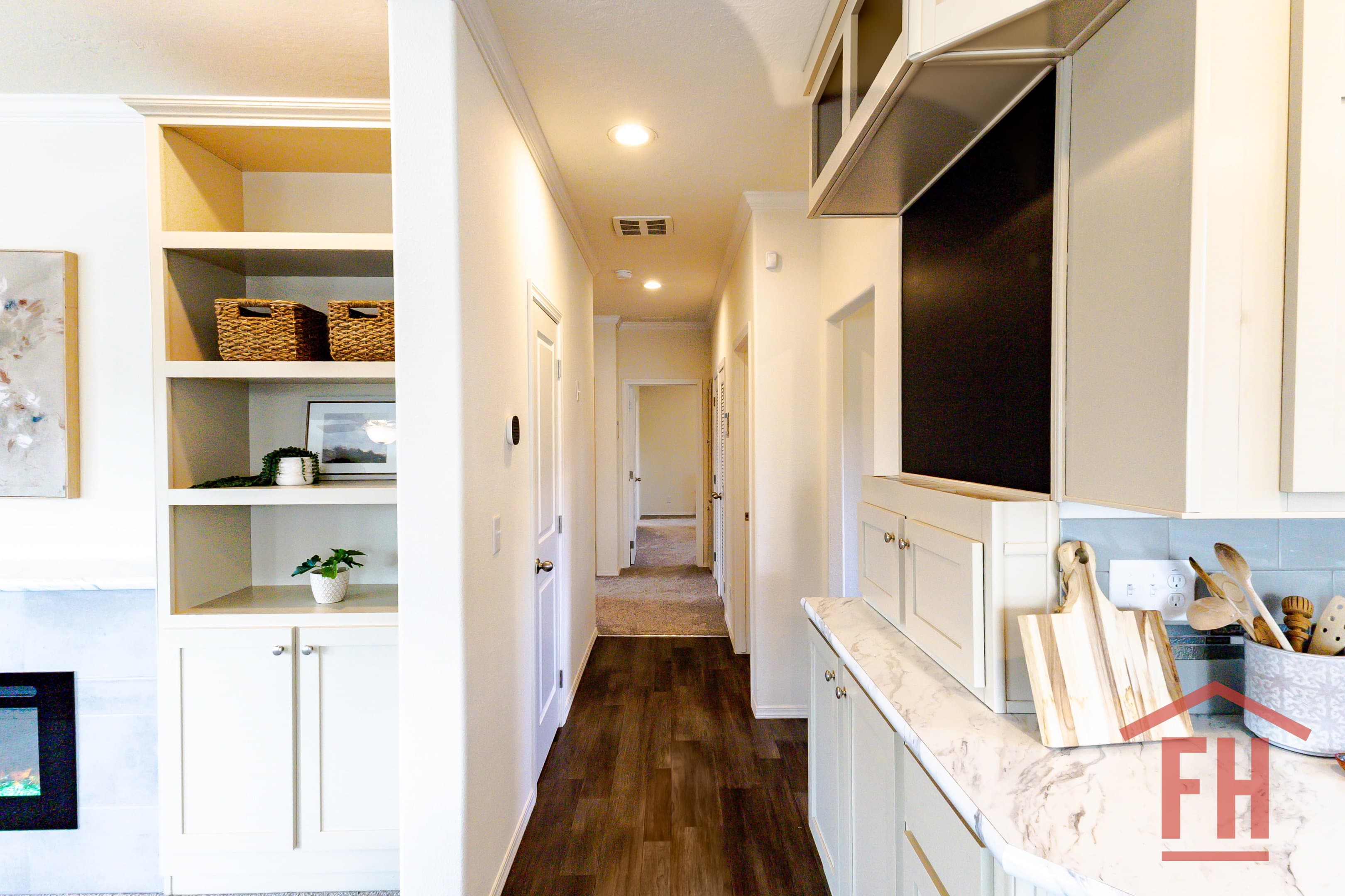 The spruce interior home features
