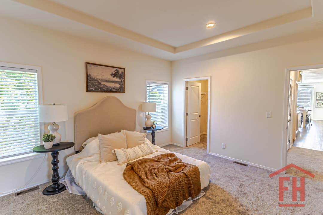 The spruce bedroom home features